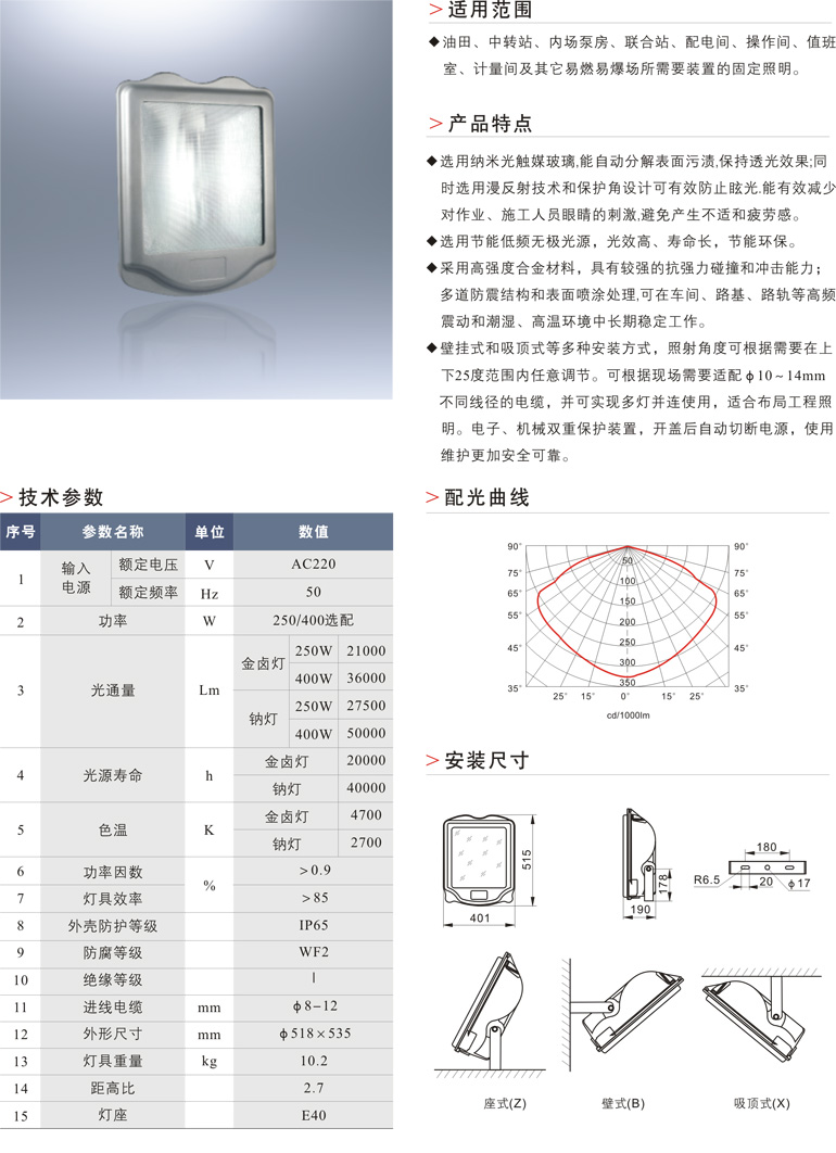 FWF9120防眩通路灯