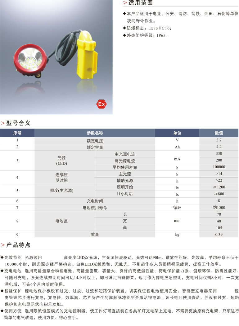 BWF7517便携式防爆工作灯